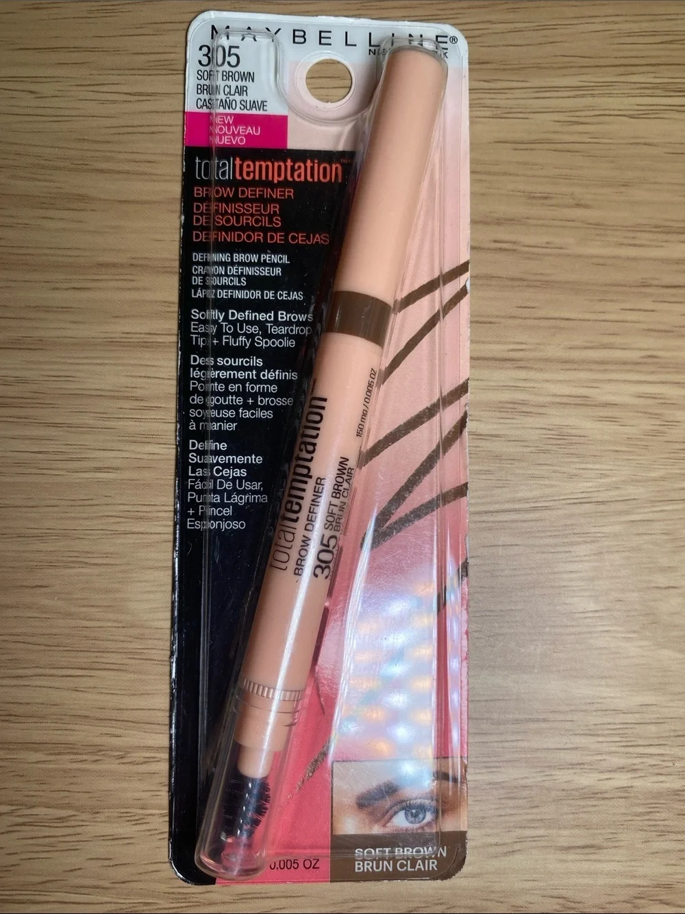 Maybelline Total Temptation Brow Definer Pencil - Soft Brown